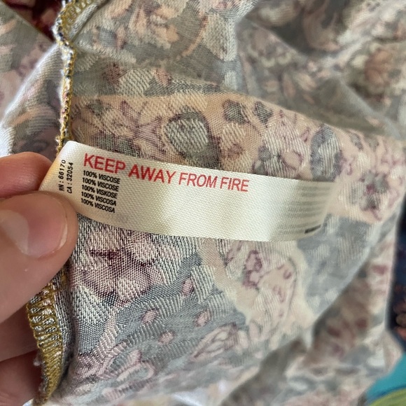 By Anthropologie Size M Long Sleeve Tunic Dress Boho Bohemian - Picture 9 of 9